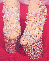0hmygaga:  lady gaga + high heels 