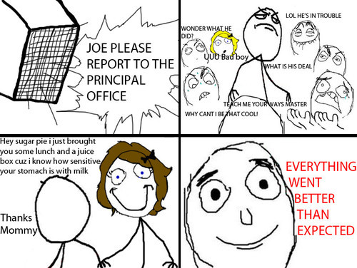 if only this happened to me hahahha such a demon child in school