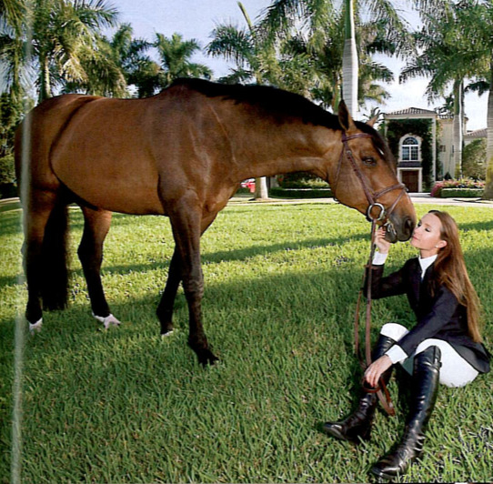 TOWN & COUNTRY - Georgina Bloomberg began horseback riding long...