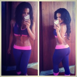 rosaacosta:  Wearing a set from my Workout