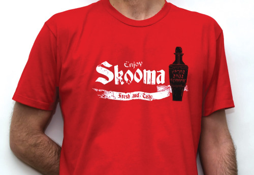 thedrunkenmoogle: Enjoy Skooma T-Shirtby SplitReason - $18.95 Skooma. Not even once.