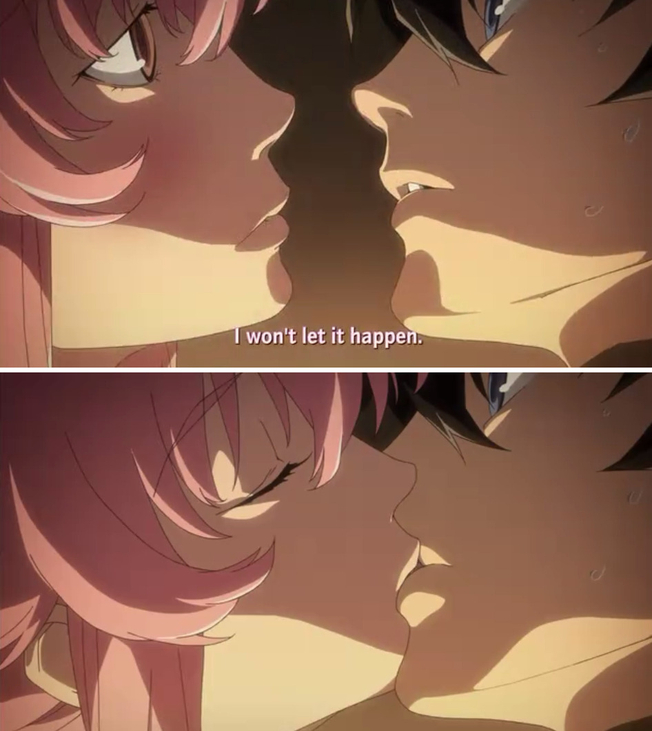 Mirai Nikki :)) #anime #mirainikki #yuno #yuki #like #kiss…