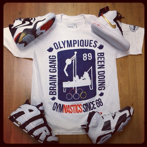 8and9:  Brain Gang tee w/ everything Olympic 8and9.com (Taken with Instagram) 