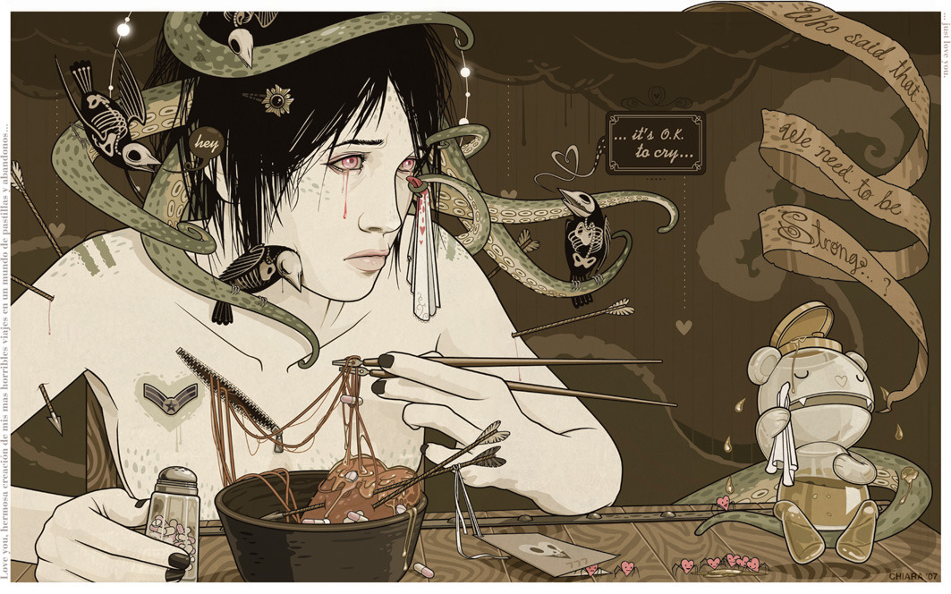tentaclesislove:  Octogirls by Milk. 