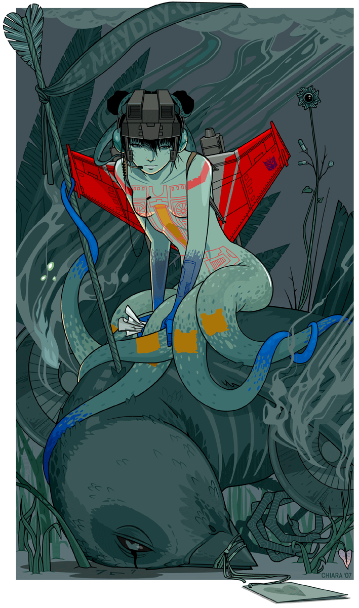 tentaclesislove:  Octogirls by Milk. 