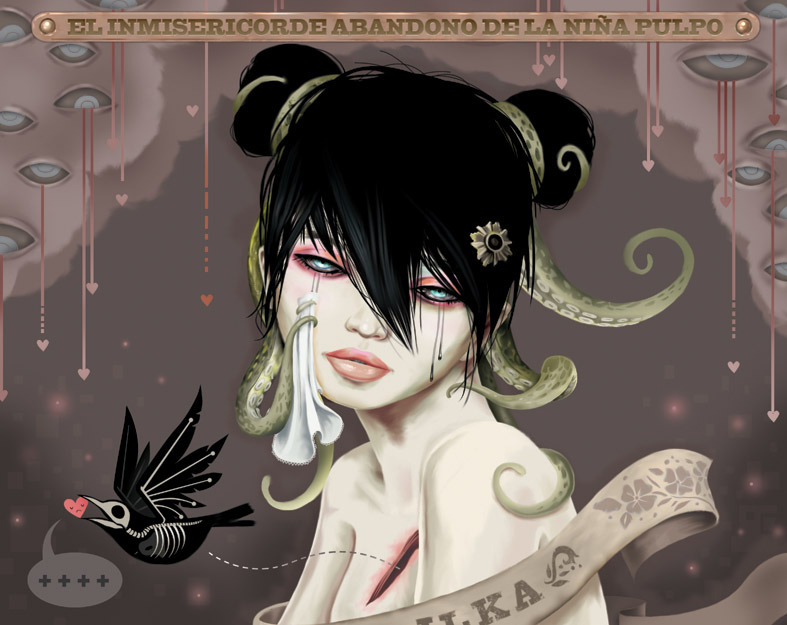 tentaclesislove:  Octogirls by Milk. 