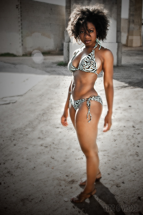 Fit black women body