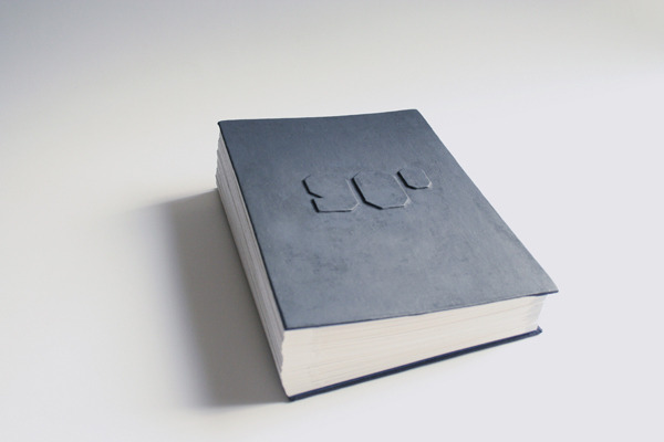 prostheticknowledge:  90º - Typography Book  Handmade book by Iwona Przybyla features