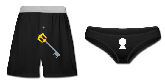 lelouchsexual:  seasaltkisses:  THEY HAVE MATCHING COUPLES UNDERWEAR FOR KINGDOM