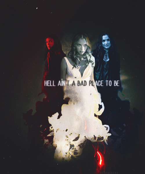 fartalecki:  Colour meme  Ruby/Lilith/Meg + Red, White and Blue requested by Kris  