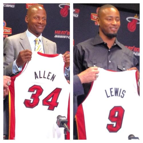 Ray Allen and Rashard Lewis Join the Heat.