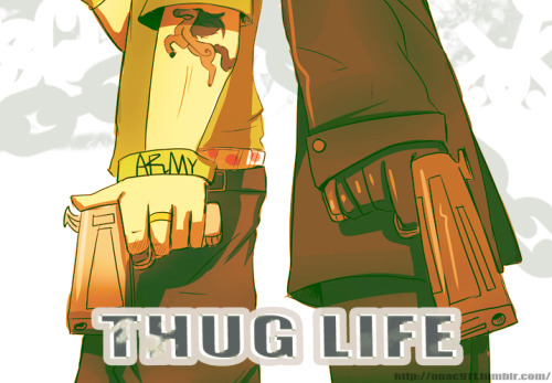 fictionalfix:onac911:Thug lyfeI can see these two featuring opposite the Super Secret Boy Band