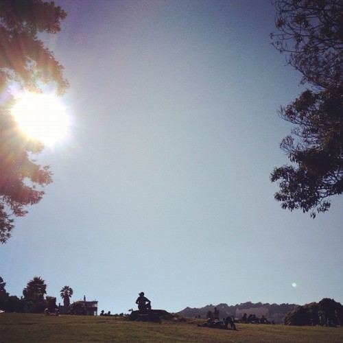 New routines. (Taken with Instagram at Mission Dolores Park)