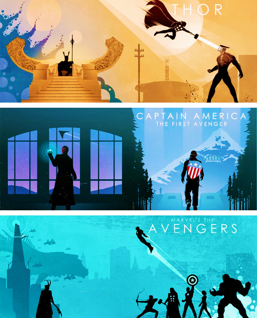 lmnpnch:  Art for ‘The Avengers’ Blu-ray DVD sleeves by Matthew Ferguson [x]