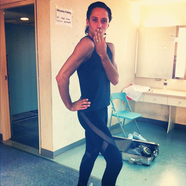 The incredible Johnny Weir in SENA Criss Cross Leggings while he was in Taipei!