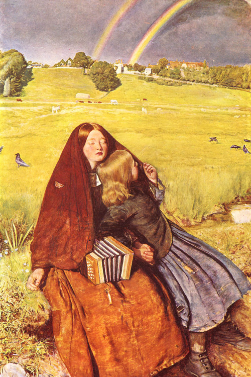 The Blind Girl, John Everett Millais, 1856.