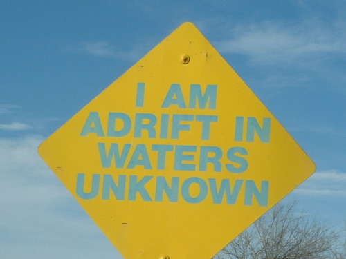 stagqueen:ianbrooks:  Eccentric Road Signs by Stanley Marsh In Armarillo, Texas lives the abnormal millionaire philanthropist Stanley Marsh, who’s fond of creating mock road signs throughout the town which sometimes contain deep thoughts, something