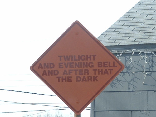 stagqueen:ianbrooks:  Eccentric Road Signs by Stanley Marsh In Armarillo, Texas lives the abnormal millionaire philanthropist Stanley Marsh, who’s fond of creating mock road signs throughout the town which sometimes contain deep thoughts, something