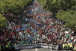 thearkanproject:  Spain - Summer 2012  «As protests continue in Madrid and spread to the rest Spain, combining the demonstration by the coal miners, with general protests over the latest austerity measures, people are starting to question the legitimacy