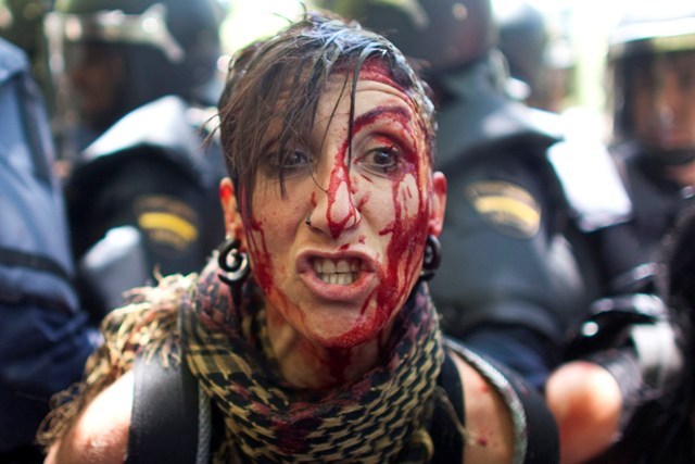 thearkanproject:  Spain - Summer 2012  «As protests continue in Madrid and spread