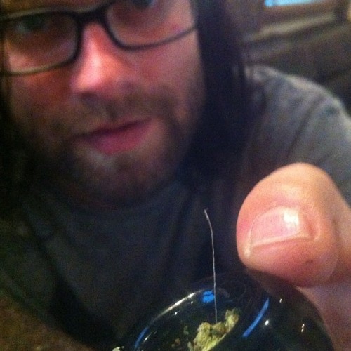 theusedofficial:  Friendship level 99. Smoking one of Danny Payne’s beard hairs