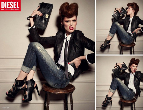 DIESEL - F/W 12 by Steven Meisel
Here’s my latest DIESEL campaign with my favorite fashion dream-team - Steven Meisel, Pat McGrath and Guido Palau. While shooting this I balanced on the seat this way for what felt like a good 10 minutes straight -...