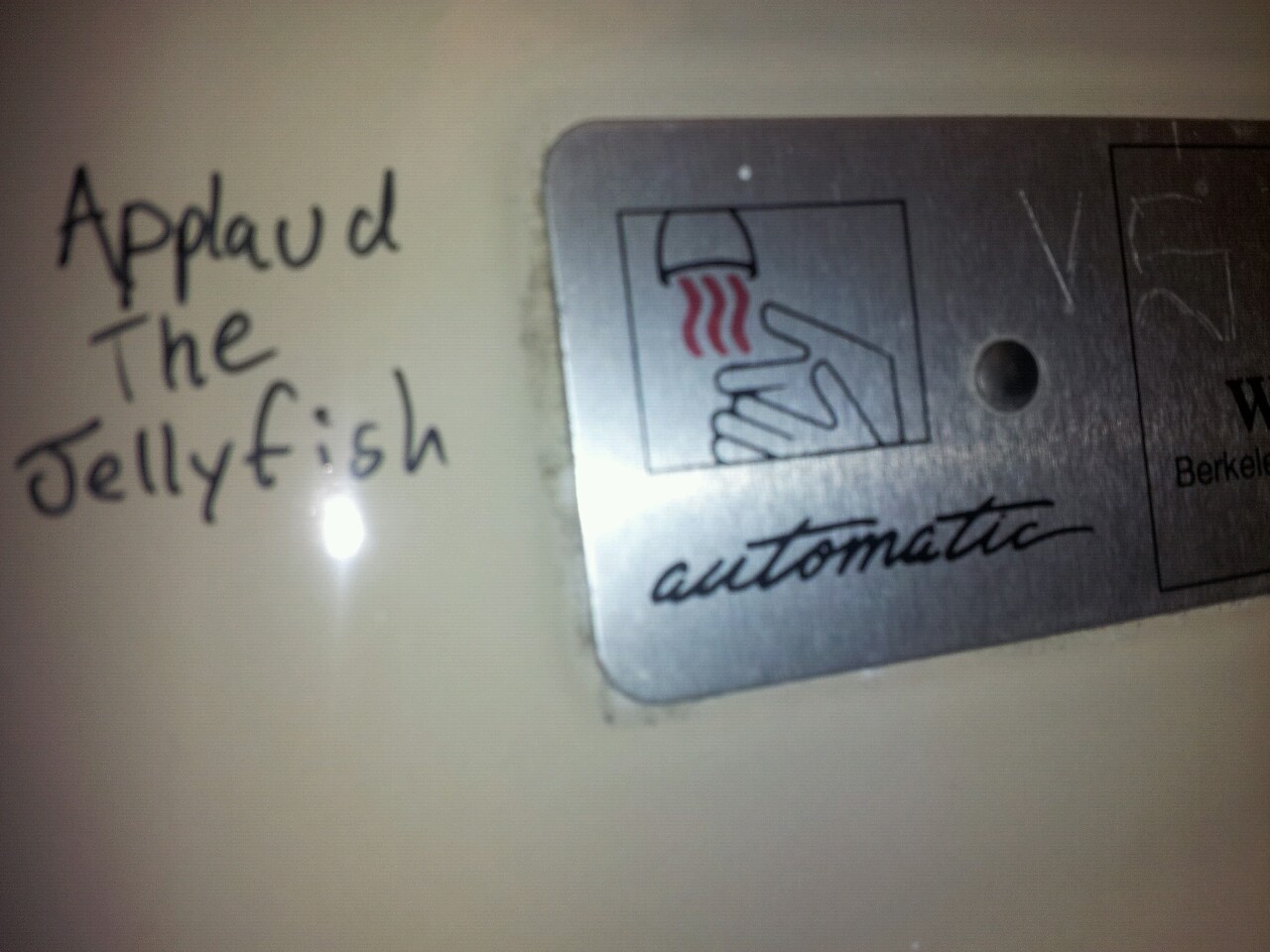 beastman87:  There’s one at my college that says, “Press for bacon” lol. 