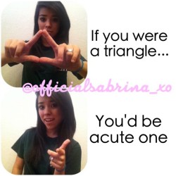 pikaballoons:  bonermarrow:  harusochinchin:  BUT ACUTE REFERS TO ANGLES NOT TRIANGLES OMFG  Uh, there are acute triangles, you big fucking retard. Isosceles triangles? Ever heard of them? You aren’t going to see this, anyway, since you blocked me a