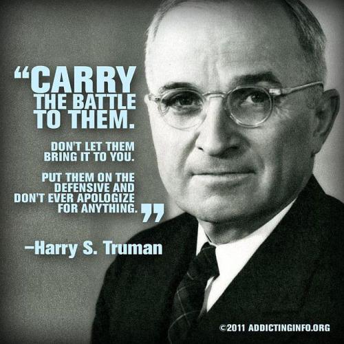 Harry Truman on tactics