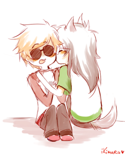  Anonymous: Can You Draw Some Dave X Jade Please? :33   Score!  Rebloggable By Request~