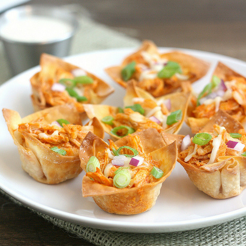 Recipe: Buffalo Chicken Cups from Tracey’s Culinary Adventures