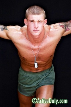 rorojs:  bendoverdude:  whip out your dick and jerk it to military boy Tanner. photoset #1  Reblogged via Stumblr