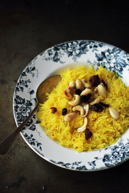 Recipe: Sweetened Saffron Rice from The Spice Spoon