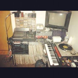 Had This Setup In My Bedroom. 1995-95. #Dj #Tascam #Emu #Production #Music #Throwbackthursday