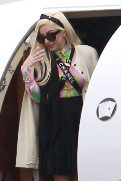 12.07.2012 - Lady Gaga leaving Los Angeles.