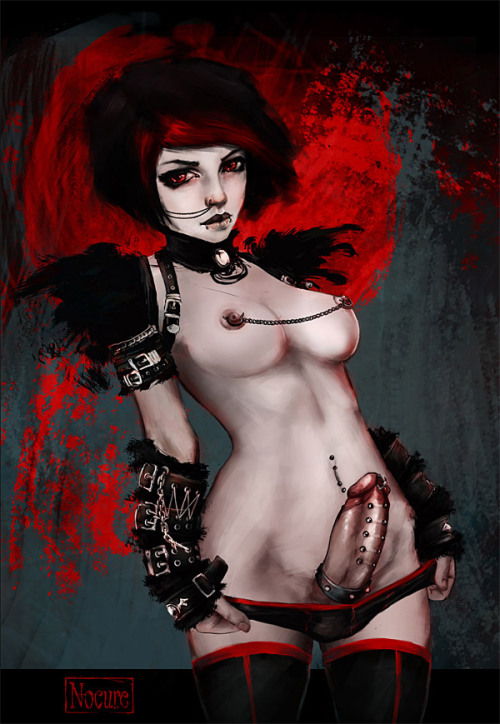 futanariobsession:  Red Moon by Nocure