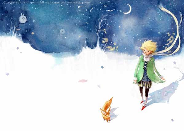 lohrien:  The Little Prince Illustrations by Kim Min Ji
