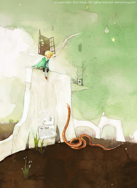 lohrien:  The Little Prince Illustrations by Kim Min Ji