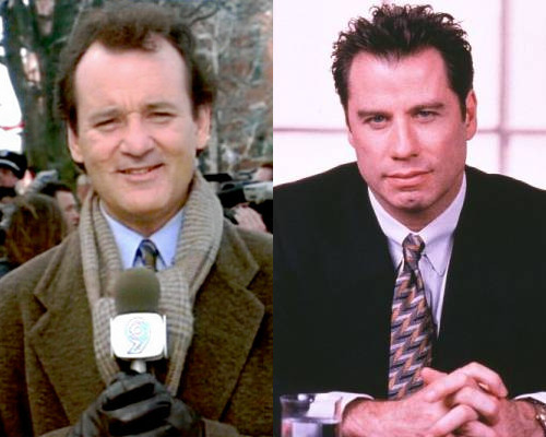 Harold Ramis considered John Travolta for the role of Phil Connors in Groundhog Day, but considered 