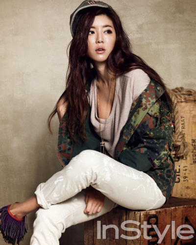 Park Han Byul (korean actress &amp; model) Article: Lady Safari InStyle Korea See the full photo