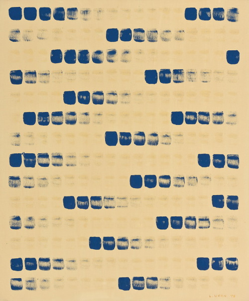 Lee Ufan was born in 1939 in the south of Korea and raised by his Confucian grandfather.  Lee h