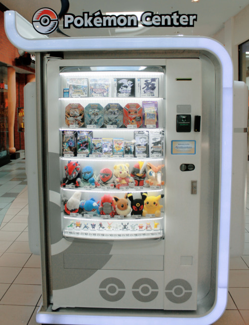 pokemon-photography:Pokemon Center Vending machine @ Tacoma, Washington