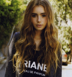 br-onze:  lily collins - most beautiful girl