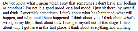 All the words I don't say