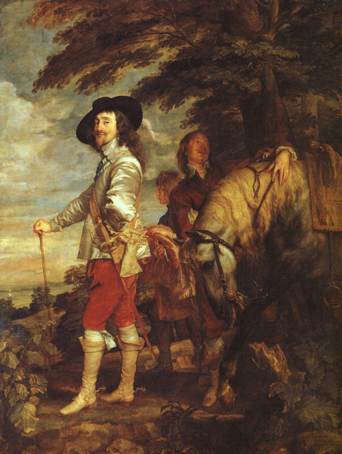 historyofbaroqueart:Charles I: King of England at the Hunt by Anthony van DyckDate: 1635