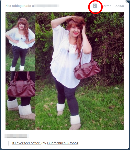 demiyoumakemefly:  ¿Ven la diferencia en ambas fotos? Si, la diferencia de ‘reblog’