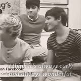 :  “I think I maybe would fancy Harry for his curly locks, he’s quite charming.”
