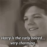 :  “I think I maybe would fancy Harry for his curly locks, he’s quite charming.”