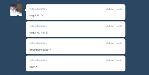  Só meu tumblr que esta fazendo isso com as ask’s? ‘-‘ Só quero ver se agora não poderemos mais ver quem manda ask pra quem, e as respostas. Véi de boa o tumblr está ficando cada vez pior. Espero que seja só um probleminha rápido :c 