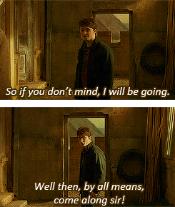 awesomeiness: potter-merlin:  pitythemonster:  rosereturns: 19/30: Funniest moment - Harry high on Felix Felicis  This is not acting, this is Daniel acting like Daniel.  High Harry was the greatest  One of the only parts that had me crying because of